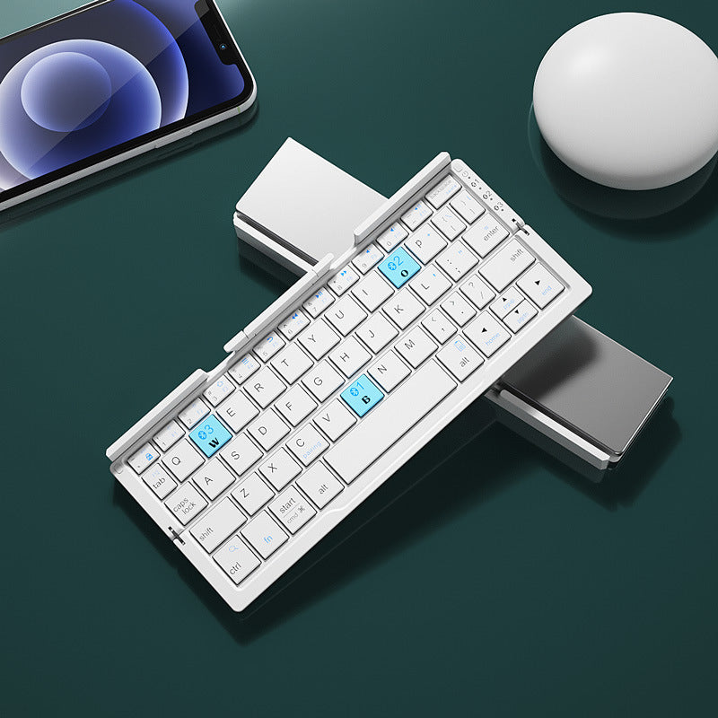 Wireless Mini Folding Bluetooth Keyboard