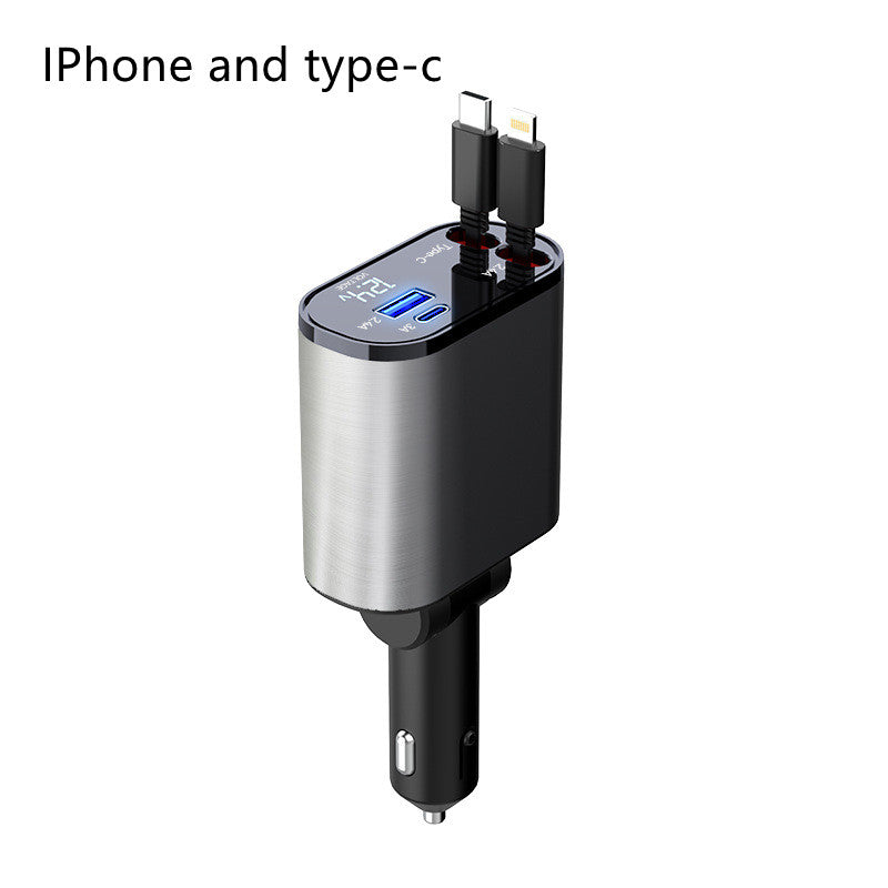 Metal 100W Fast Car Charger