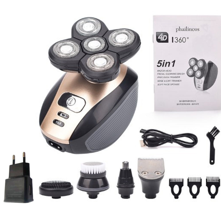 5 in 1 Electric Head Shaver