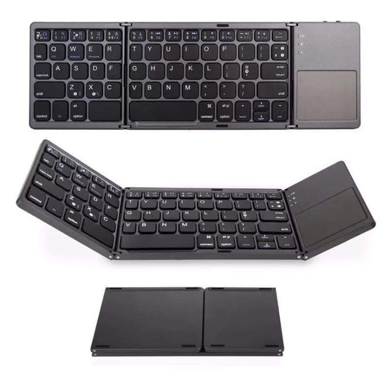 2 in 1 Wireless Foldable Mini Keyboard