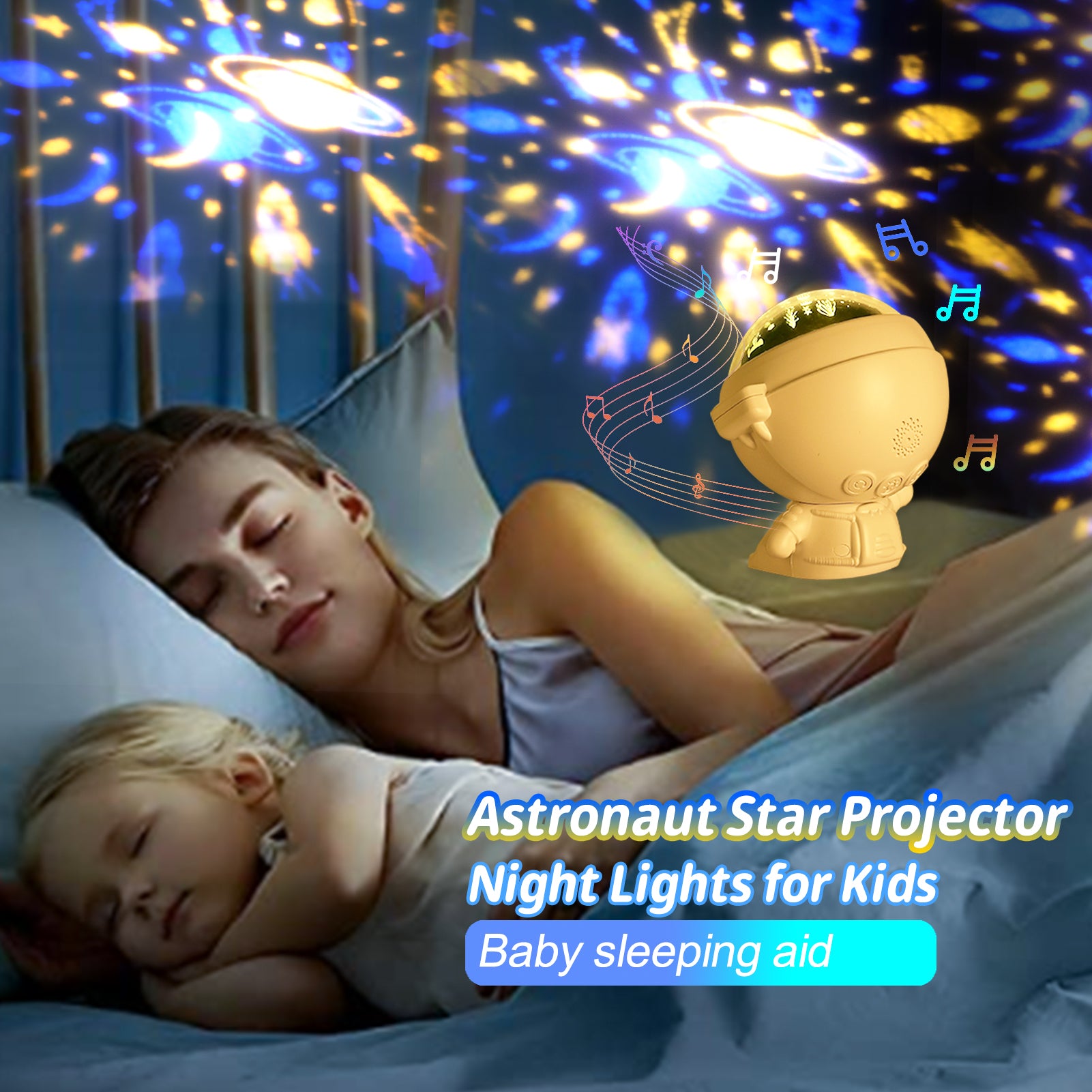 Astronaut Galaxy Star Projector Light